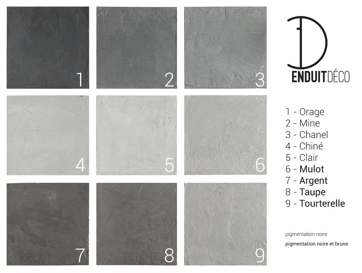 Nuancier Gris